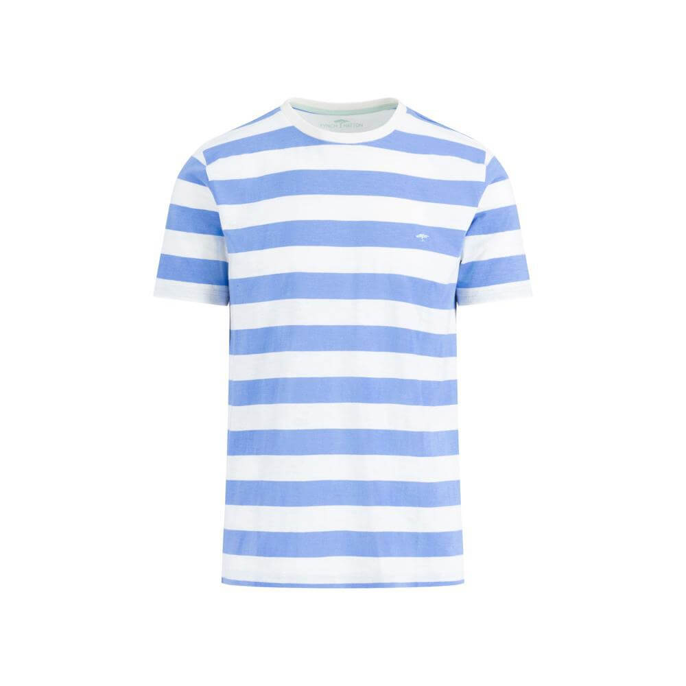Fynch Hatton Slub Cotton Stripe T-Shirt